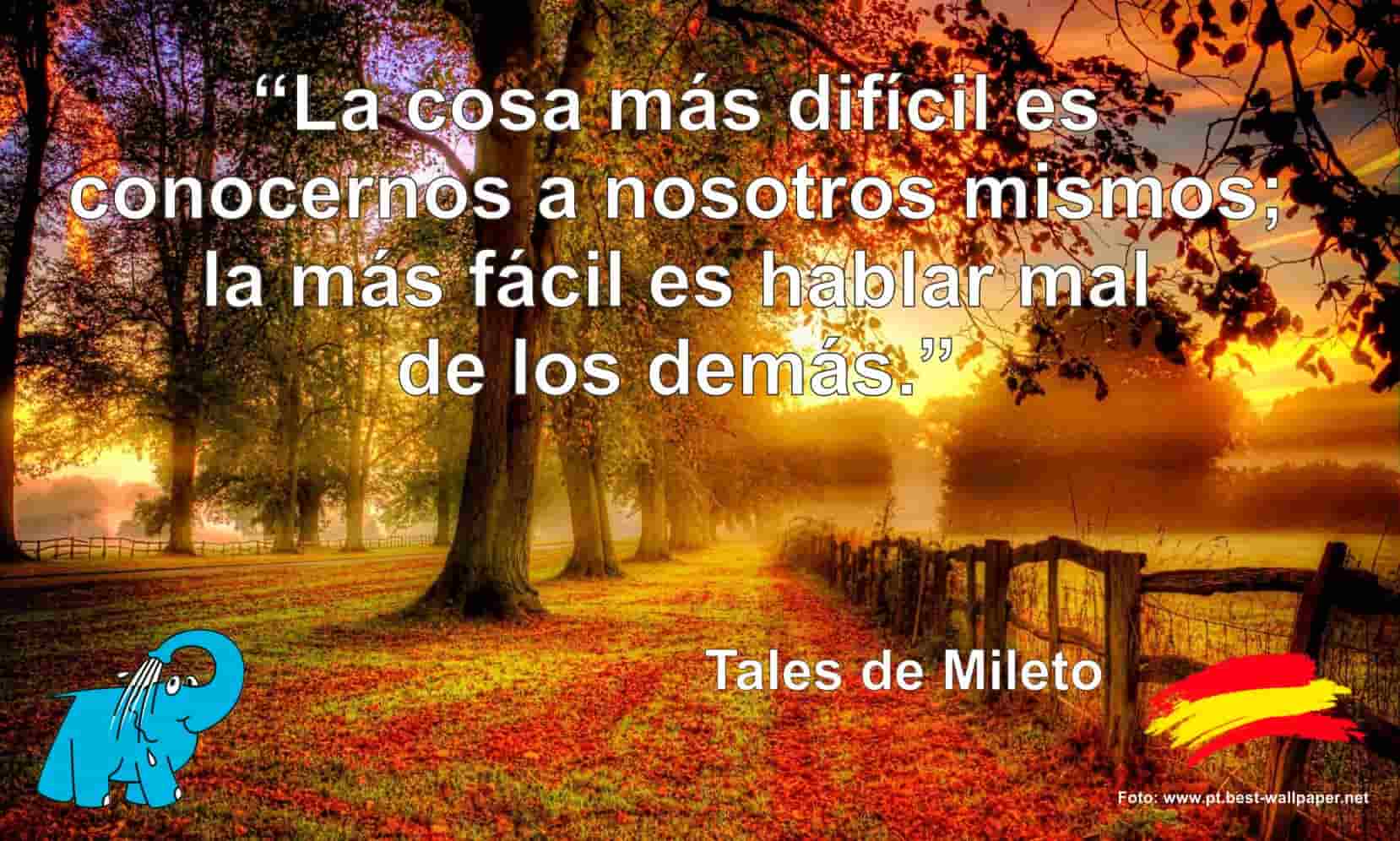 La Cosa Mas Dificil Es Conocernos A Nosotros Mismos